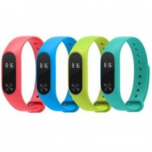 Браслет для Xiaomi MiBand2, цветной силиконовый ремешок